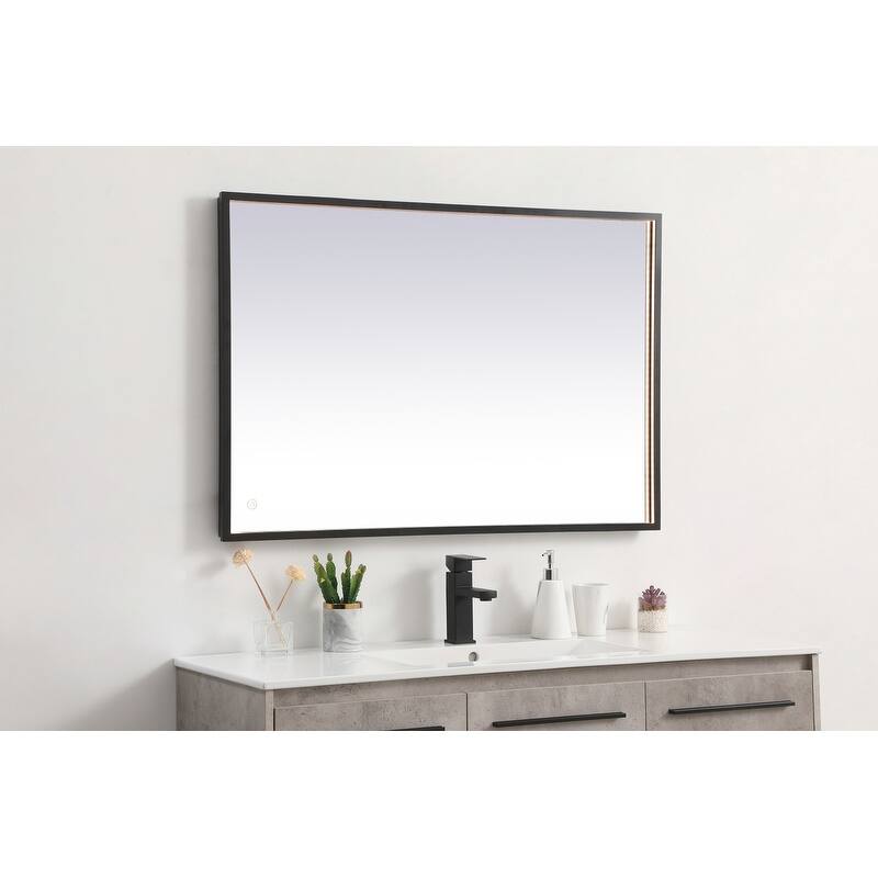 Indigo Home 27x40 inch LED mirror with adjustable color temperature