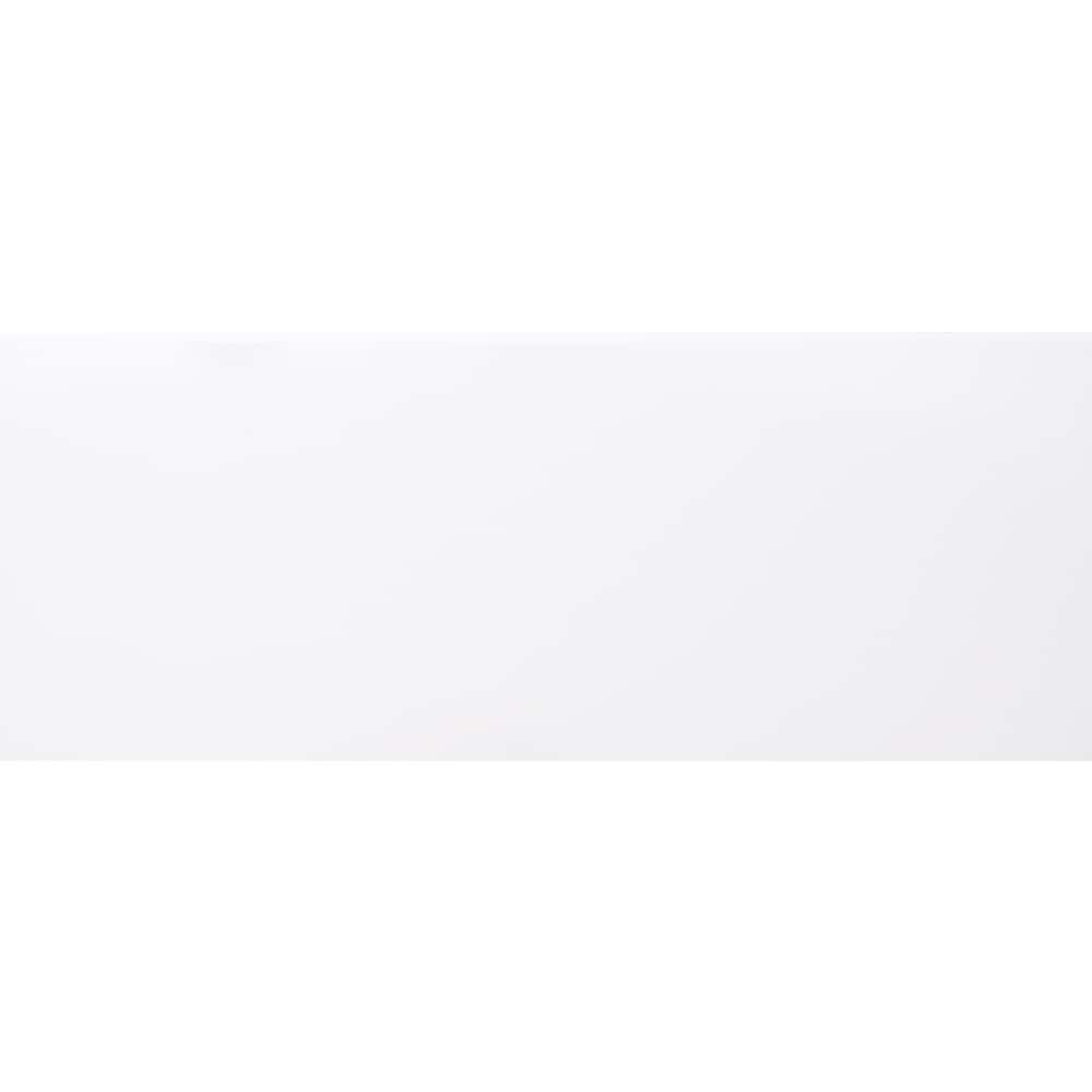 Blecker Street Fresno 8x20 White Polished Ceramic Tile - Wall, Backsplash