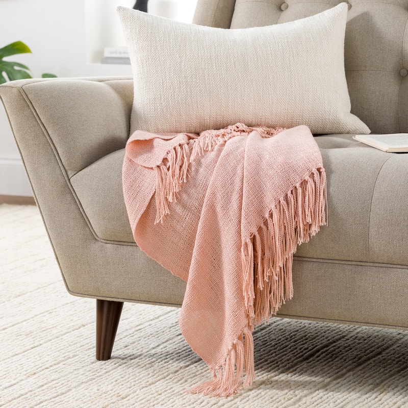 Livabliss Newport Knit Acrylic Throw (59" x 51")