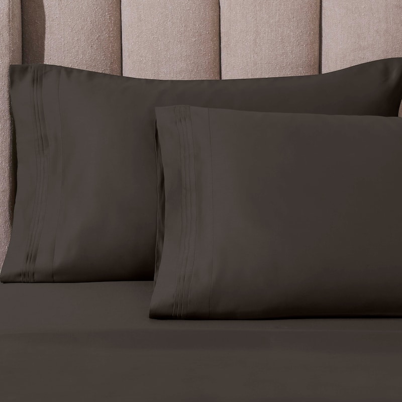 Superior Egyptian Cotton 1000 Thread Count Deep Pocket Solid Sheet Set