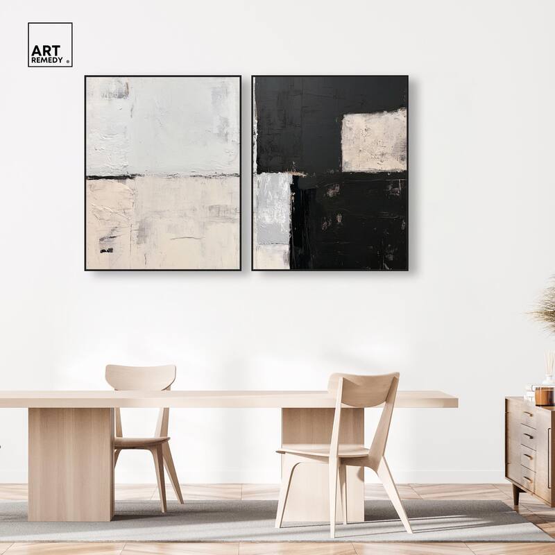 Shattered Symmetry I Canvas Set of 2 by Art Remedy
