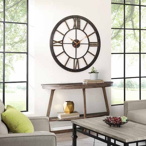 FirsTime & Co. Big Time Wall Clock, Plastic, 40 x 2 x 40 in, American Designed