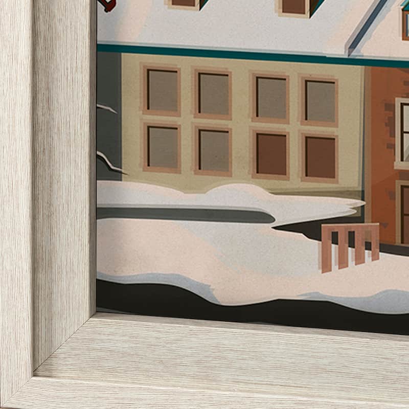 Quebec City Go (XL) Framed Art Print