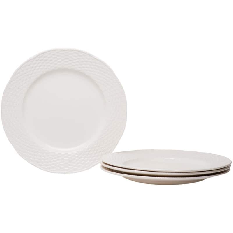 Red Vanilla Nantucket White 18Pc Dinner Set