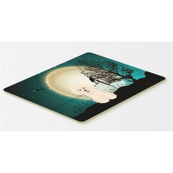 Carolines Treasures BB2265CMT Halloween Scary Bichon Frise Kitchen or Bath Mat 20 x 30