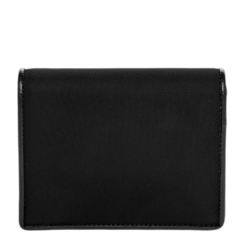 Prada Men's Logo Plaque Bifold Wallet