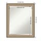 preview thumbnail 80 of 103, Beveled Bathroom Wall Mirror - Elegant Frame