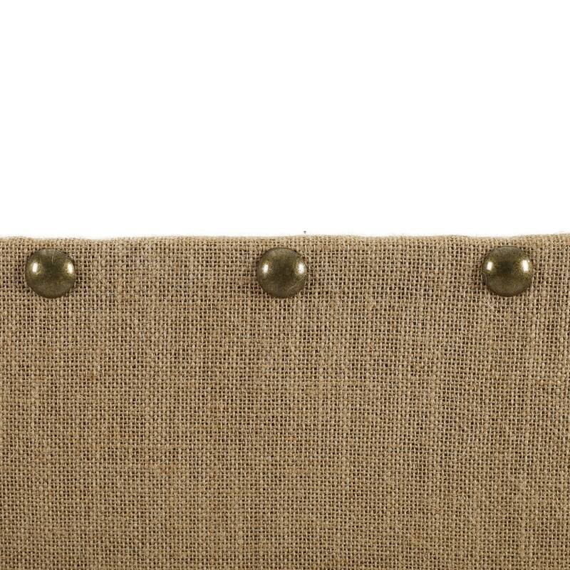 Burlap Corkboard with Nail-head Accents