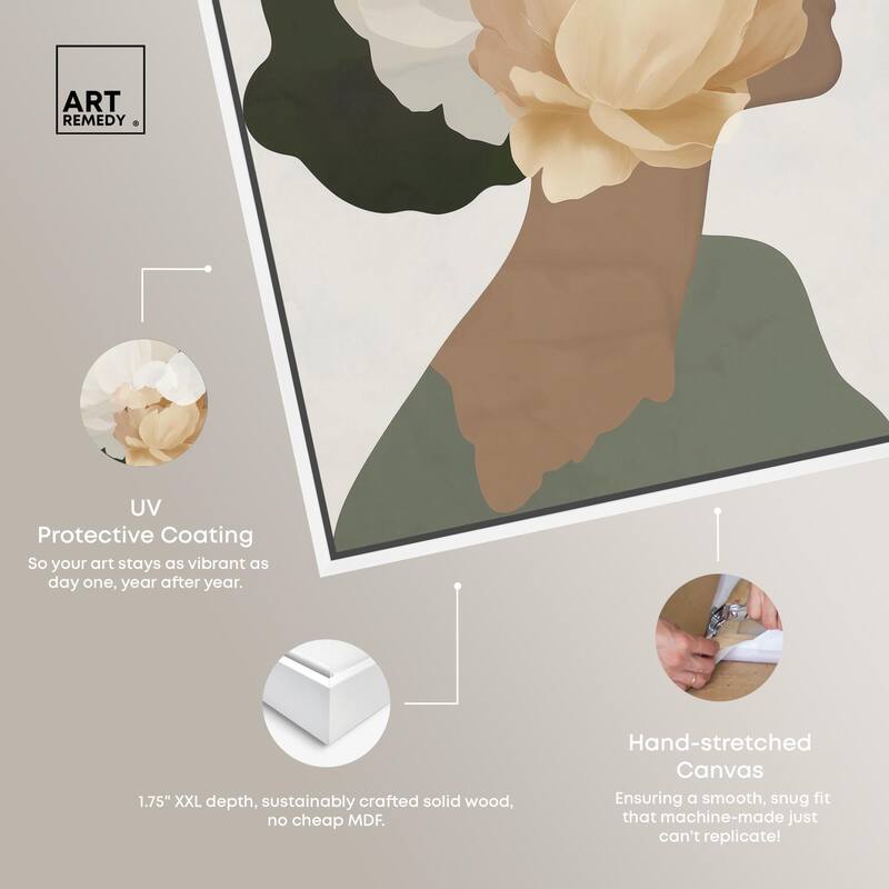 Floral Headpiece II Canvas by Art Remedy