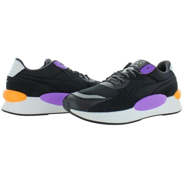 black and purple puma shoes