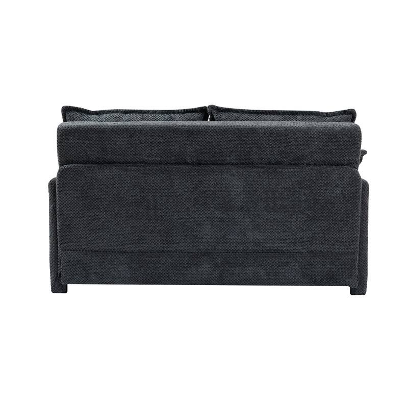 59.5'' Put Out Sofa Bed,Chenille Fabric Sleeper Sofa