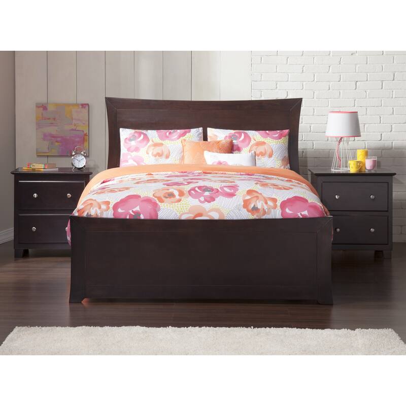 Metro Full Bed with Matching Footboard in Espresso