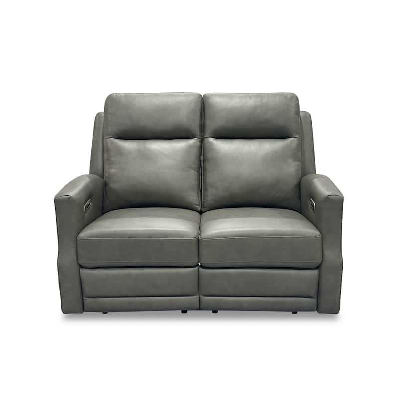 Maxwellton Cedar Power Reclining Loveseat with Power Headrests and Lumbar by Flexsteel - 56" x 42" x 39"