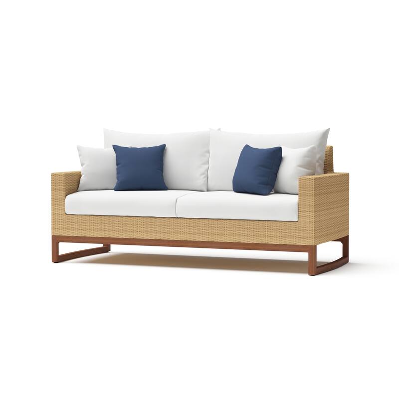Milea 4 Piece Sunbrella Outdoor Patio Seating Set