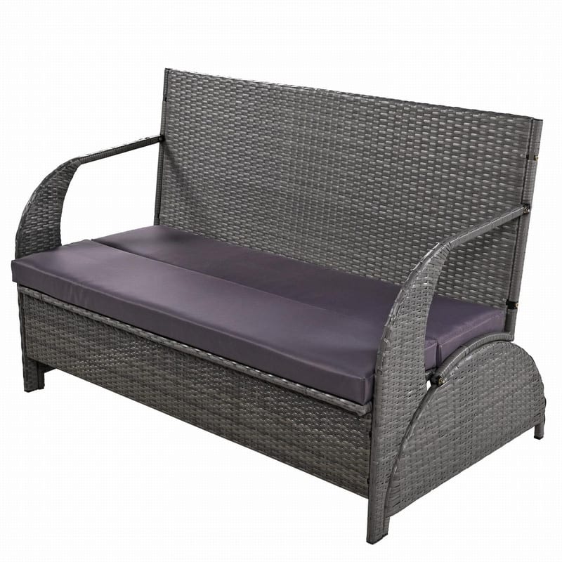 Versatile 3-Piece Outdoor Bistro Set Converts to Table and Seats for Gardens and Lawns