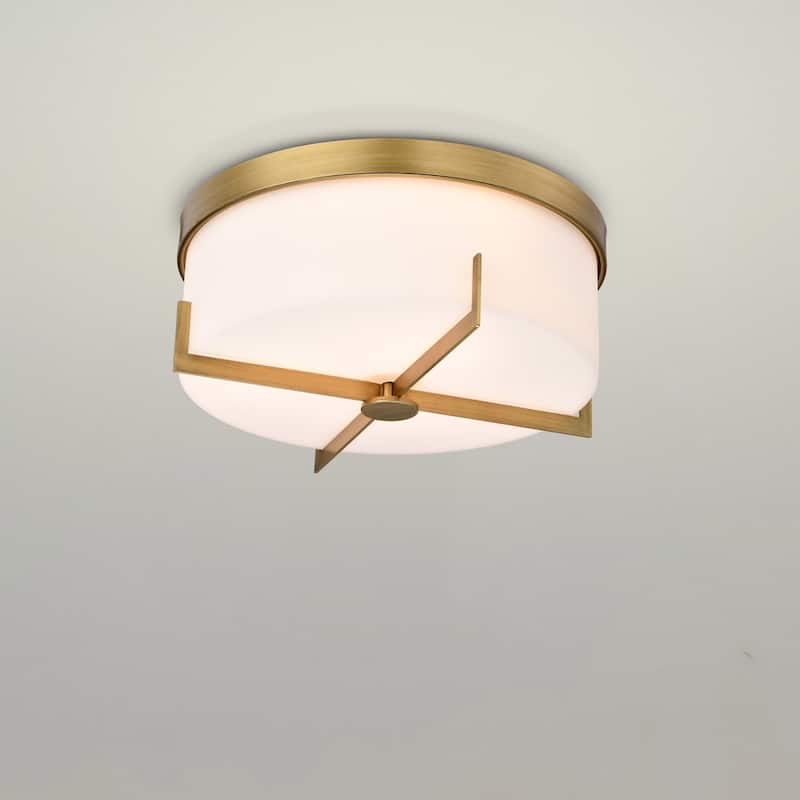Nuvo Lighting 60/8044 Roselle 3 Light 15" Wide Flush Mount Drum