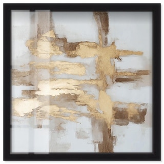 Sandstone and Gold I Coastal Art Shadowbox Print by Art Remedy - Bed ...