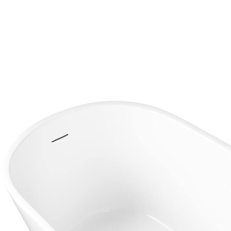 KBV 67'' x 31" Freestanding Soaking Acrylic Bathtub GTBT0009 - 67"