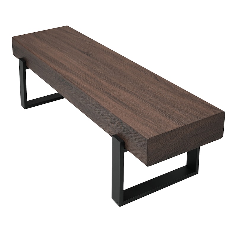 59" Dining Bench, Farmhouse Indoor Kitchen Table Benches,Bed Bench, Industrial Shoe Bench,Entryway Benches