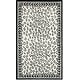 preview thumbnail 61 of 70, SAFAVIEH Handmade Chelsea Cayla Leopard French Country Wool Rug 2'6" x 4' - White/Black