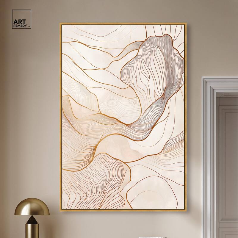 Contoured Reverie II Canvas by Art Remedy