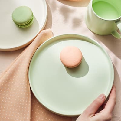 Stone Lain Stella Porcelain Round Plate Set of 6