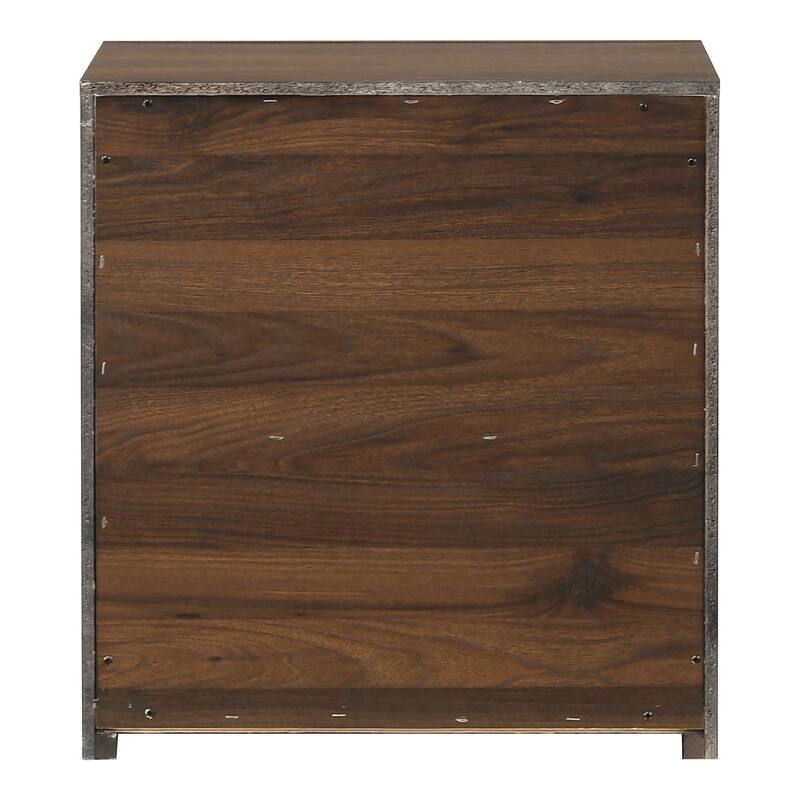 Furniture of America Merro Modern 3-Piece Solid Wood Dresser and 2 Nightstand Bedroom Set