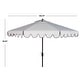 preview thumbnail 4 of 6, SAFAVIEH Venice 9ft Round Outdoor Patio Umbrella - UV Resistant with Crank & Button Tilt