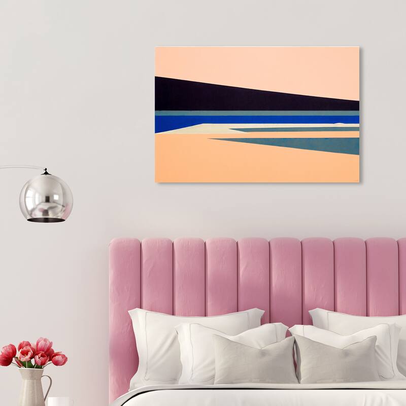 Wynwood Studio Canvas Abstract Rivers in the Desert Orange and Modern & Contemporary Wall Art Canvas Print - 20 x 30