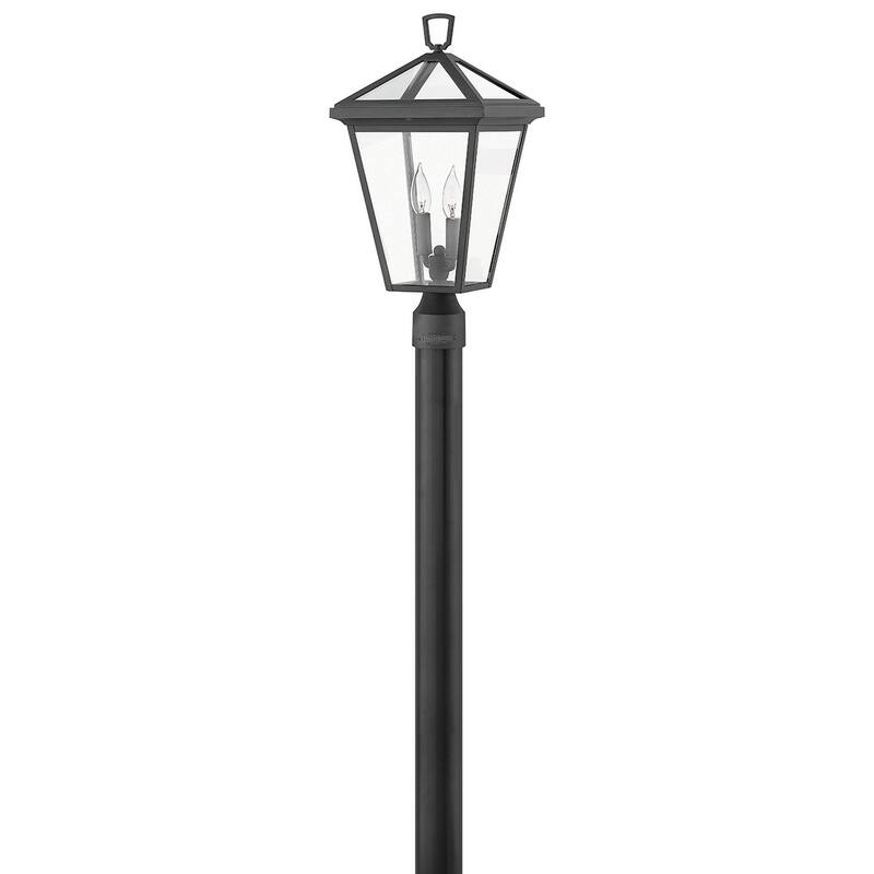 Hinkley Lighting Alford Place 12v 3.5w 2 Light 20" Tall Open Air - Museum Black