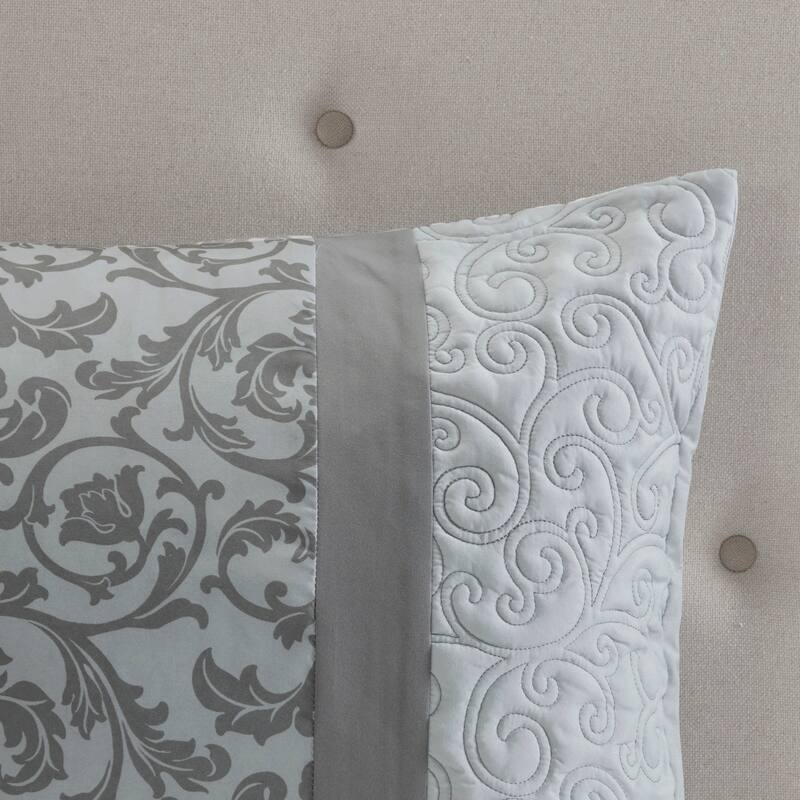 GDF Studio - Embroidered Comforter Set with Decorative Pillows