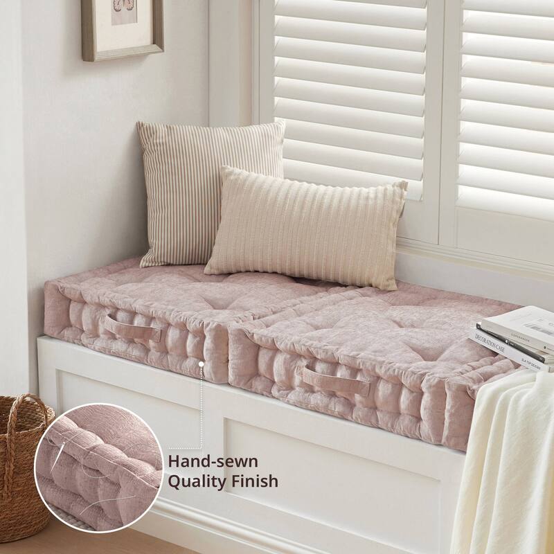 Intelligent Design Azza Poly Chenille Square Floor Pillow Cushion