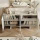 preview thumbnail 2 of 16, Clihome Modern Wood Storage Buffet Sideboard with 4 Doors