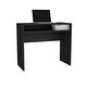 preview thumbnail 11 of 10, 35" Writing Desk with Storage Shelf, Durable Particle Board Office Desk