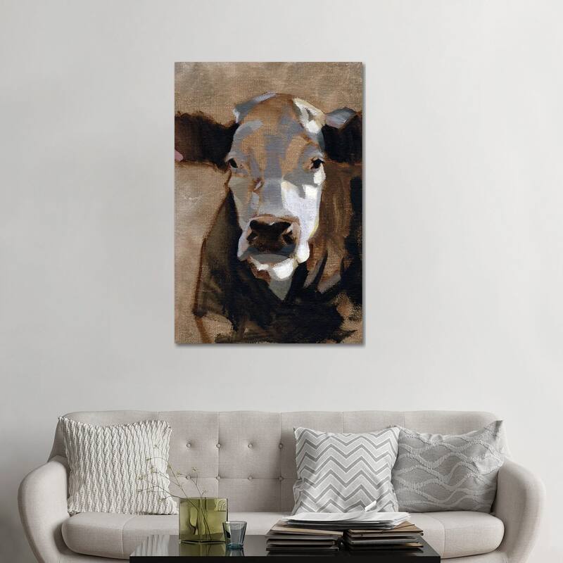 iCanvas "East End Cattle I" by Jacob Green Canvas Print - 48x32x1.5