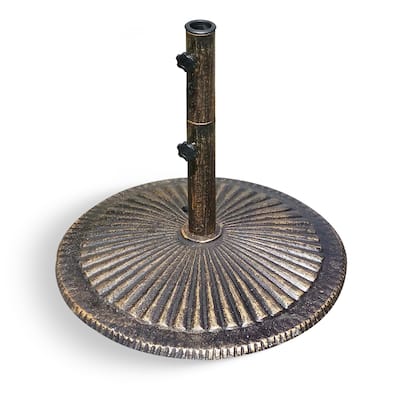 Island Umbrella Classic Cast Iron Umbrella Base in Bronze