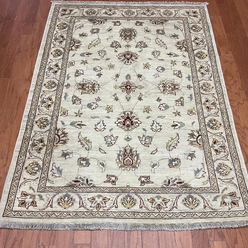 HERAT ORIENTAL Handmade Oushak Wool Rug - 4' x 5'8"