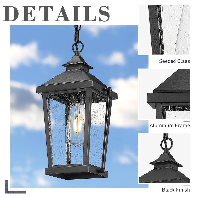 14 Inch Outdoor Hanging Porch Light