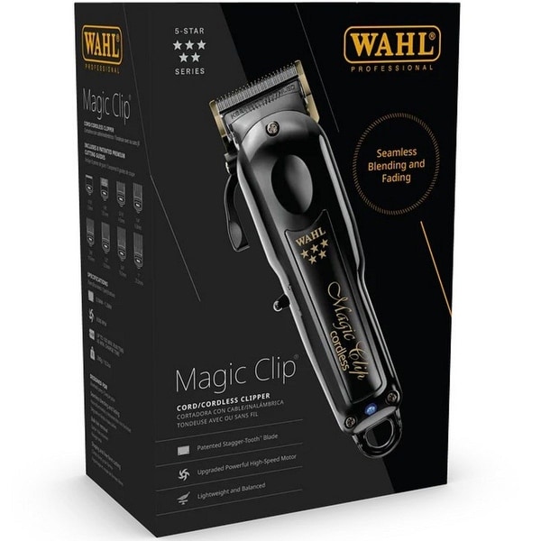 Wahl 5 Star Black Magic Clip Cord/Cordless Clipper - Bed Bath