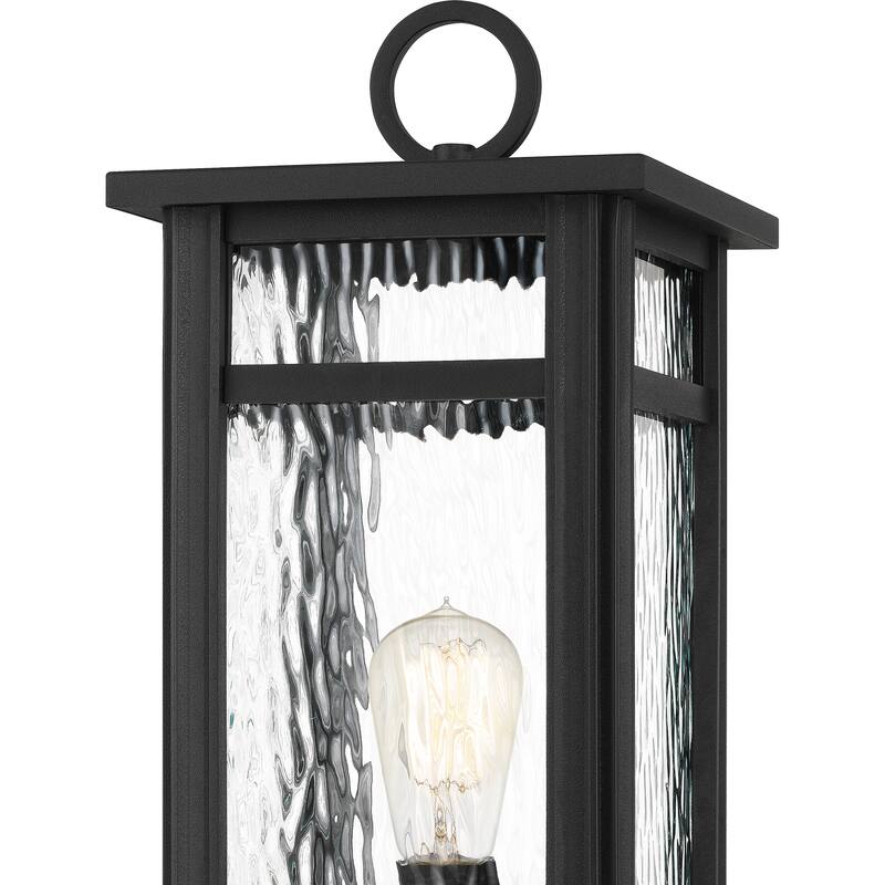 Moira Outdoor Post Lantern - Earth Black