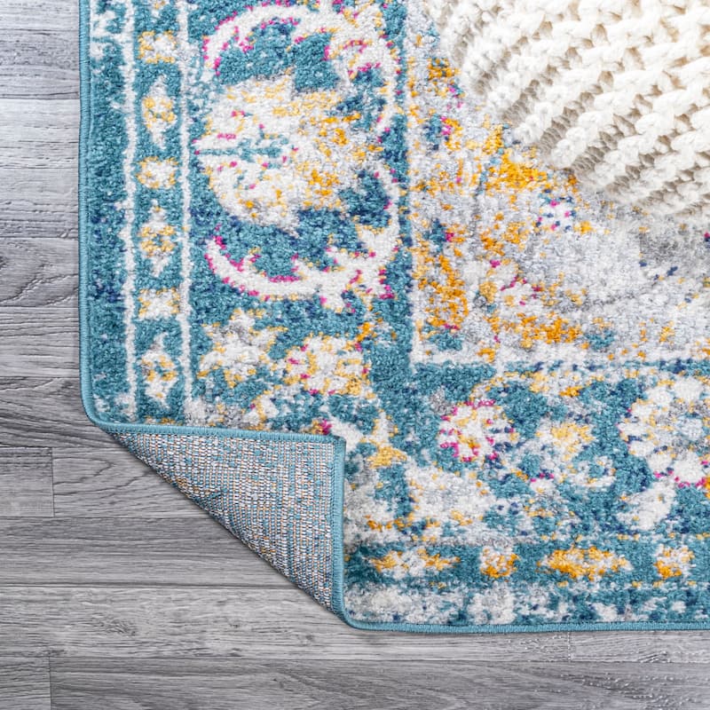 JONATHAN Y Kirman Bohemian Cottage Medallion Area Rug