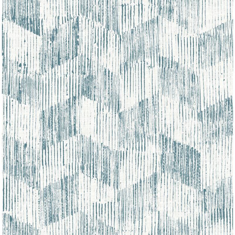 Scott Living Demi Teal Distressed Wallpaper