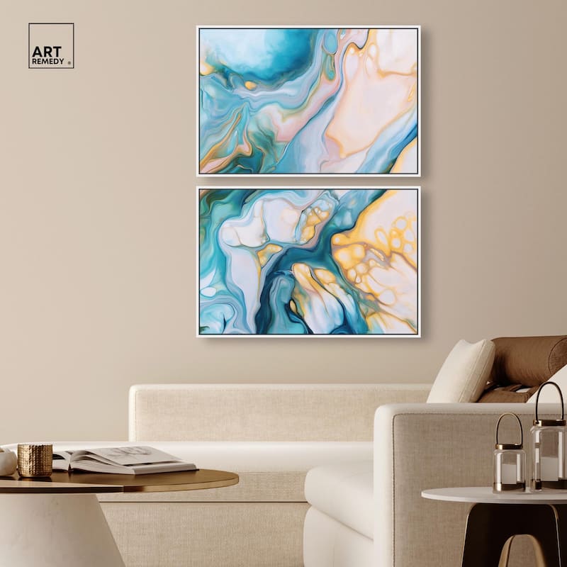 Visions Pastel III Canvas Set of 2 by Art Remedy