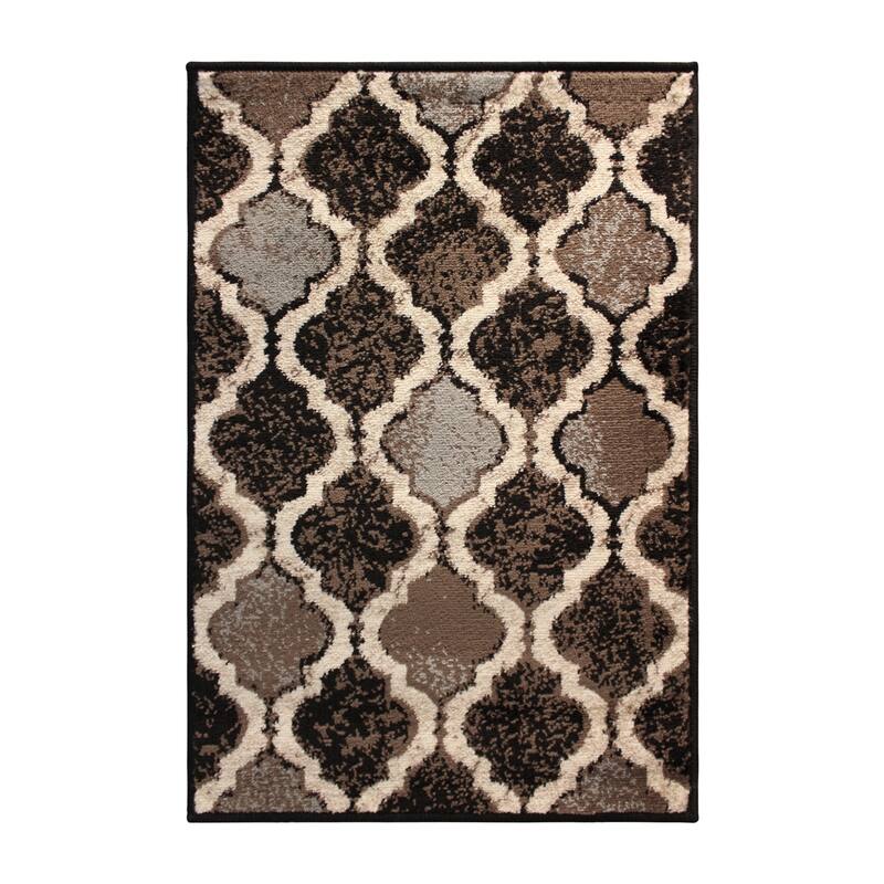Superior Viking Contemporary Geometric Trellis Indoor Runner or Area Rug