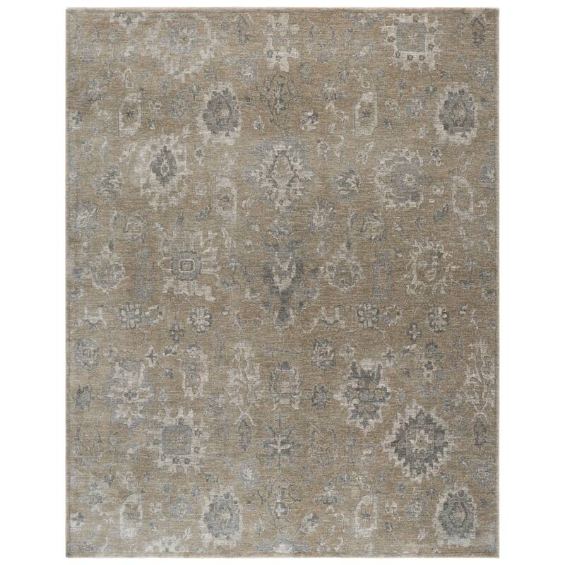 SAFAVIEH Vintage Overdye Cilia Rug - Green/Grey - 8' x 10'