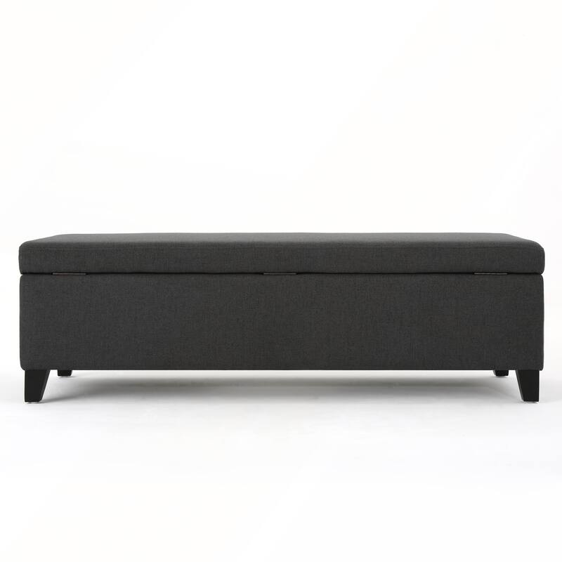 Storage Ottoman with Dense Foam Padding and Ample Space for Modern Living and Multi-Functional Use