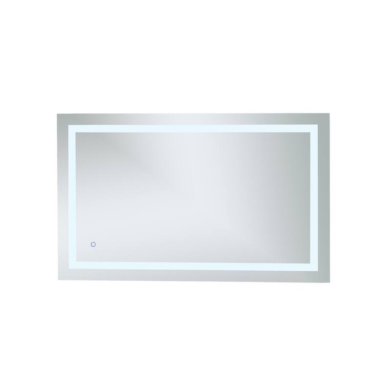 Avalon 30" x 48" Hardwired LED mirror - Silver