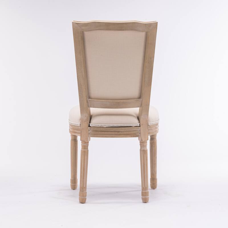 Modern Set of 2 Square Back Dining Chair