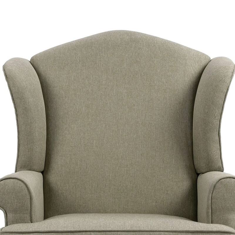 Classic Wingback Accent Chair for Living Room
