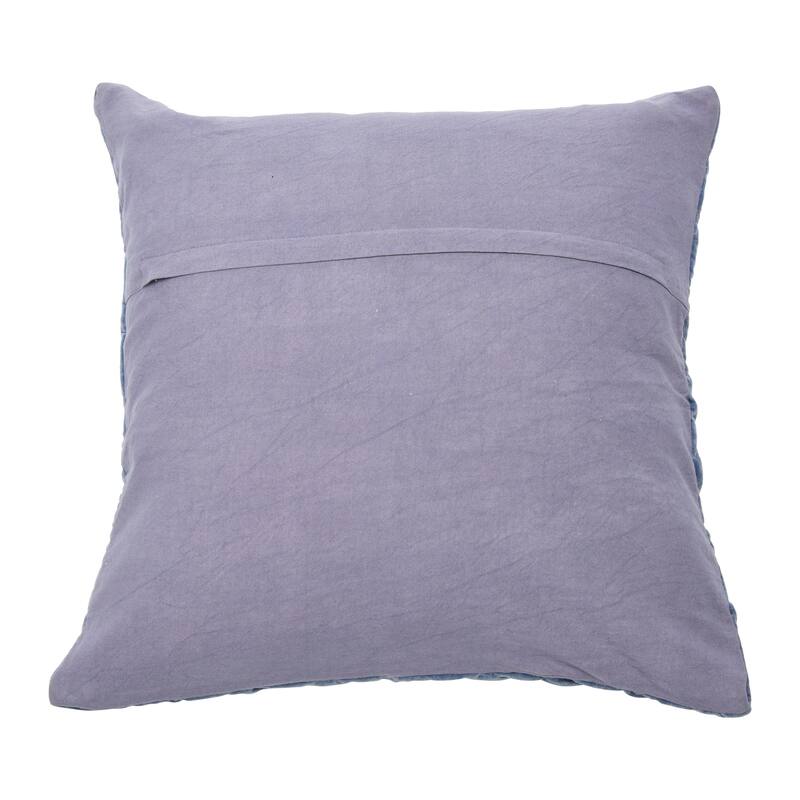 Square Quilted Velvet Pillow Cover